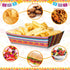 50 Pack Mexican Taco Nights Food Trays Deli Trays Nacho Popcorn Candy Snack Holder Grease Proof Containers Boats