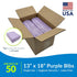 917488 3 13 18 (Pack 50)Disposable BibsEmbossed2-Ply TIDI Choice Dental Bib, Purple (Lavender), Layers, W x L of Dental