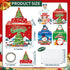 Bailiyake 4 Pack Set Christmas Money Box for Cash Gift Pull,Christmas Tree & Snowman & Santa & Elk Money Gift Boxes