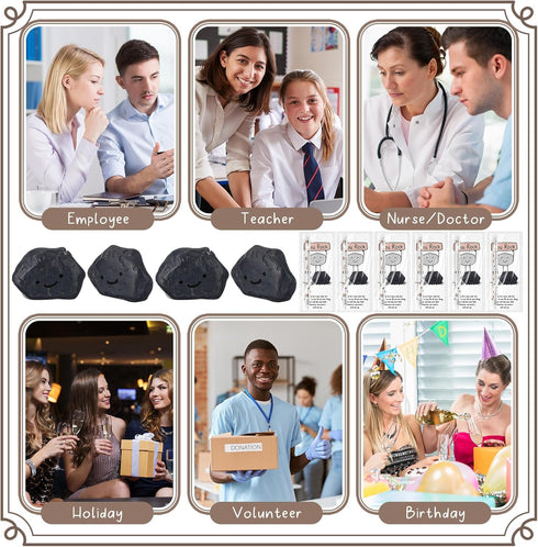 Sinload 36 Sets 0.7mm Inspirational You Rock Graduation Gifts Bulk Mechanical Pencil with Resin Smile Rock Stone Thank
