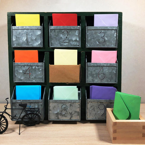 Gift Card Envelopes - Gummed 100-Count Mini Envelopes, 10 Colors, 4 x 2.7 Inches