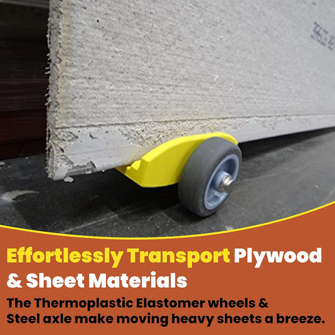 PlyWheels Plywood Dolly and Drywall Dolly, Plywood cart, Drywall Cart, Panel Carrier, roll Any Material that fits into