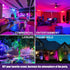 Indmird 2 Pack 50W RGB Flood Light, RGB Color Changing Floodlight, Smart RGB Floodlight with Remote Control, for Club