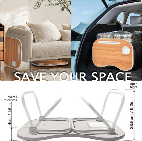 DESTINYGEARS L(2316")+Drawer) Lap Desk for Laptop Bed Trays for Eating and Laptops Breakfast in Bed Laptop Stand TV
