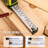 HAUTMEC 16Ft Tape Measure with Fractions 1/8, Heavy Duty Green Compact Case for Construction