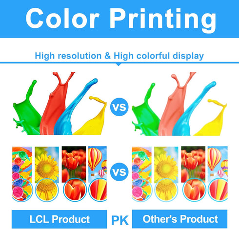 LCL Compatible Refill Ink Cartridge for SJIC22P, 1-Pack Black for TM-C3500 Printer