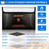 4200F 9.8 6.5" Set 2packs Fireproof Money Bag - Upgraded Heat Insulated, x Small Fireproof Document Bags