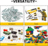 8 Bins&2 UNITEDPOWER wall mounted garage storage bin, Parts Rack, Plastic Hanging Stackable Storage Bin, Hardware Tool