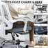 AUNMAS Donut Seat Cushion, Memory Foam Chair Sitting Pad with U Shape Portable Chair Pillow for Home Office Airplane