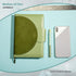 CAGIE Leather Journal for Women, Lined, 192 Pages, 5.9"x8.5", Green, with Buckle Closure, 100 GSM