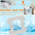8 Pack Washable Mop Cloths for Ecovacs Winbot W1 W1 Pro Window Vacuum Cleaner Robot Replacement