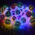 dephen - 15ft Outdoor String Lights 20LED Solar Christmas Lights Outdoor Waterproof