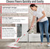 Mops for Floor Cleaning - Wet Spray Mop with 14 oz Refillable Bottle and 2 Washable Microfiber Pads for Home Use