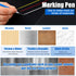 2 Pcs Welders Pencil with 48 PCS Round Refills, Mechanical Pencils for Metal Welding Marker (Red, Silver, Yellow)