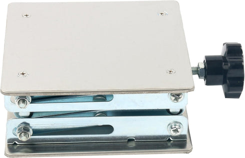 YaeTek Heavy Duty Laboratory Scissor Jack, 6 x 6" Stainless Steel Platform Lab Stand Table