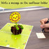 FORESTBOLD 3D Teacher Appreciation Gift , Sunflower Pop Up Card Mother's Day Card for Mom , Birthday Card for Women