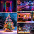80LED 33FT 8 btfarm Solar String Lights Outdoor - Solar Fairy Lights Outside Waterproof Modes, Copper Wire Solar