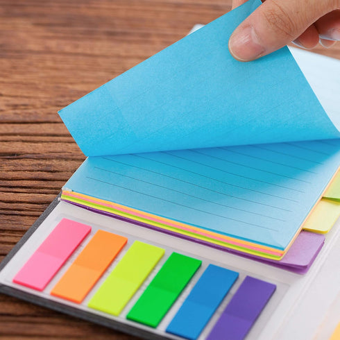 Mr. Pen Sticky Note Set, 2 Sets, 820 pcs, Vibrant Colors, Sticky Notes Tabs, Office Supplies
