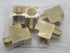 3/8" Male x 3/8" Female x 3/8" Female NPT Brass Street Tee, (5 Pack)