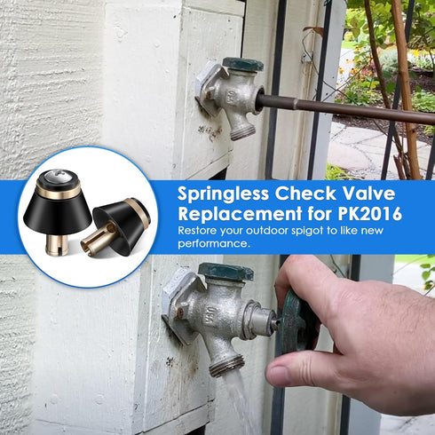 2 Pack Springless CHK Valve Replacement, Compatible with Arrowhead Frost-Proof Wall Hydrants