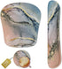 Keyboard Wrist Rest Memory Foam Ergonomic Mouse Pad with Non-Slip Rubber Base, Pink Marble