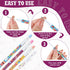 Happy Birthday Pencils with Top Erasers, Colorful Printed Birthday Pencils for Classroom Gifts (100 Pcs)