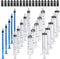20 Pack Plastic Syringes - 1ml / 3ml / 5ml / 10ml, Sterile Packaging Syringe Without Needle, Caps