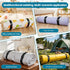 Seaperk Multifunctional Floating Mat Straps with Quick - Release Buckles, Reusable Securing Straps with Hook - Attach