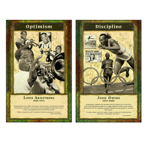 North Star Teacher Resource NST3056 Leaders and Achievers Bulletin Board Set - Set of 8 Posters
