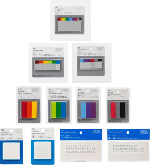 Stalogy S3 Sticky Notes: 3/5 in. x 1.4 in., Assorted (6 colors) B.