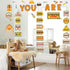 Sets Set Construction Bulletin Board Decoration Construction Affirmation Station Bulletin Board Inspirational