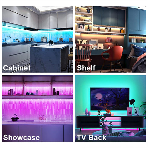6 12 Inch Counter Dimmable Counter, maylit Smart Under Cabinet Lights Plug in, Pcs Ultra Thin Under Cabinet Lighting