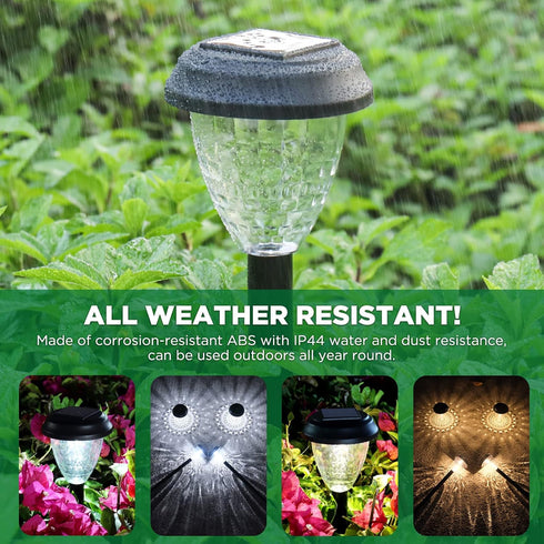 Waterproof-10 Pack, 12 URAGO Super Bright Solar Lights Outdoor Dusk to Dawn Up to Hrs Solar Powered Outdoor Pathway