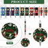 Jetec 100 Set Christmas Nutcracker Gifts, King and Soldier Nutcracker Ballpoint Pen with Have a Nutty Christmas Card