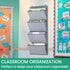 Godery Hanging Wall Organizer - Wall Mount/Over The Door Office Supplies Filing Folders, 4 Pocket Cascading File