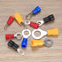102 Pcs Disconnect Electrical O Ring Crimp Terminals Connectors Assortment Kit for Quick Wiring