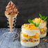 4pcs Beaupretty Stainless Steel Ice Cream Cone Holder Rack, Ice Cream Display Stand for Restaurant Party Buffet, Food