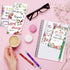 Seajan 80 Pcs Inspirational Gifts Set, 40 Motivational Ballpoint Pens, 40 Floral Prayer Journals for Women