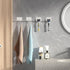 4 Pack Stainless Steel Shower Hooks Razor Holder, Ideal for Loofah, Towel, Coat - Perfect Bathroom Hooks