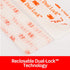 Scotch EF-6730-20NA Reclosable Fasteners, Clear, 10 Count