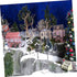 3 Pcs Street Light Model Mini Trains Landscape Lamp Model Outdoor Christmas Decorations Outdoor Lantern Miniature