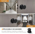 KNOBWELL Passage Door Knob for Hallway or Closet, Matte Black Interior Door Knobs