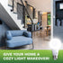 Bioluz LED 60 Watt Light Bulbs, 4000K Cool White, 9 Watts = 60W, Non-Dimmable A19 LED Light Bulbs, 6 Pack