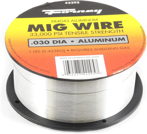 Forney 42295 1-Pound Spool Aluminum Alloy ER4043 Mig Wire, 030-Diameter