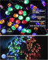 Waterproof,13 118Ft 300LED Solar Christmas Lights Outdoor Modes Solar Powered String Lights for Tree Outside Garden