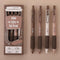 Mabor 4Pcs Cute Coffee Gel Pens, Retractable Quick Dry Ink 0.5mm Fine Point Black Ink Aesthetic Writing Supplies
