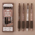 Mabor 4Pcs Cute Coffee Gel Pens, Retractable Quick Dry Ink 0.5mm Fine Point Black Ink Aesthetic Writing Supplies