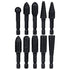Yakamoz 10Pcs 1/4 Inch Hex Shank Rotary Rasp File Set - Wood Carving Burrs Drill Bits for Wood Polishing