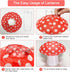 XMYXGS Mushroom Paper Lantern Mushroom Hanging Lanterns Mushroom Party Decorations Mushroom Table Centerpieces