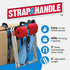 Carry Strap with Handle | Adjustable and Strong | for Easy, Safe, Secure Lifting, Moving, Carrying of Heavy Boxes, Groceries, Beach Chairs by Strap-A-Handle